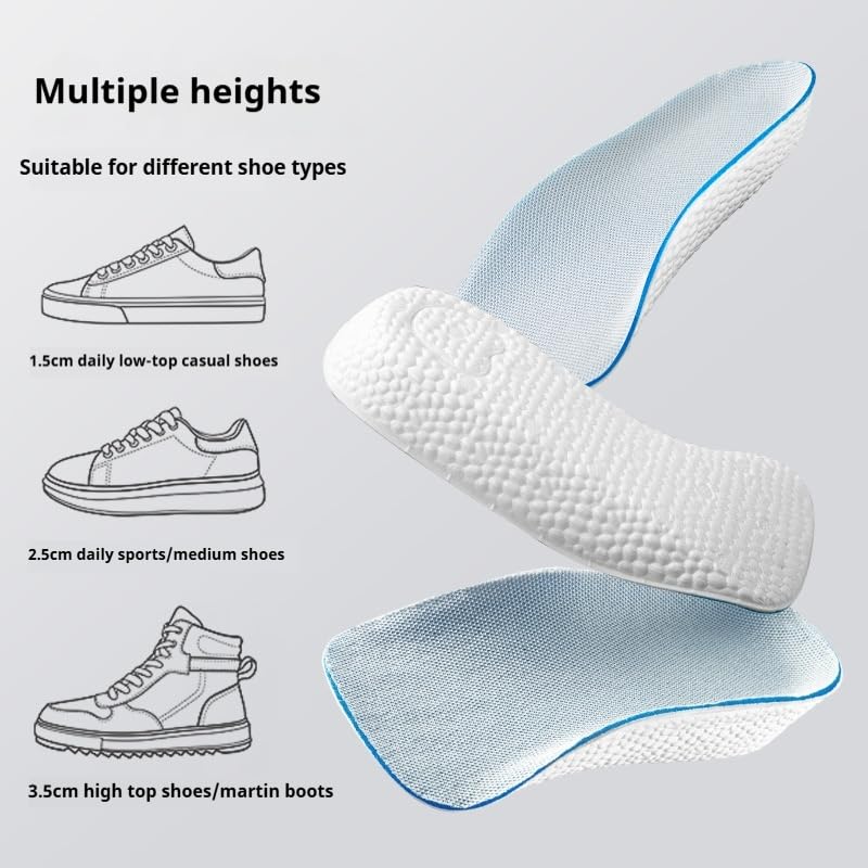 2 pares plantillas elevadoras ortopédicas para hombre y mujer miniatura 7
