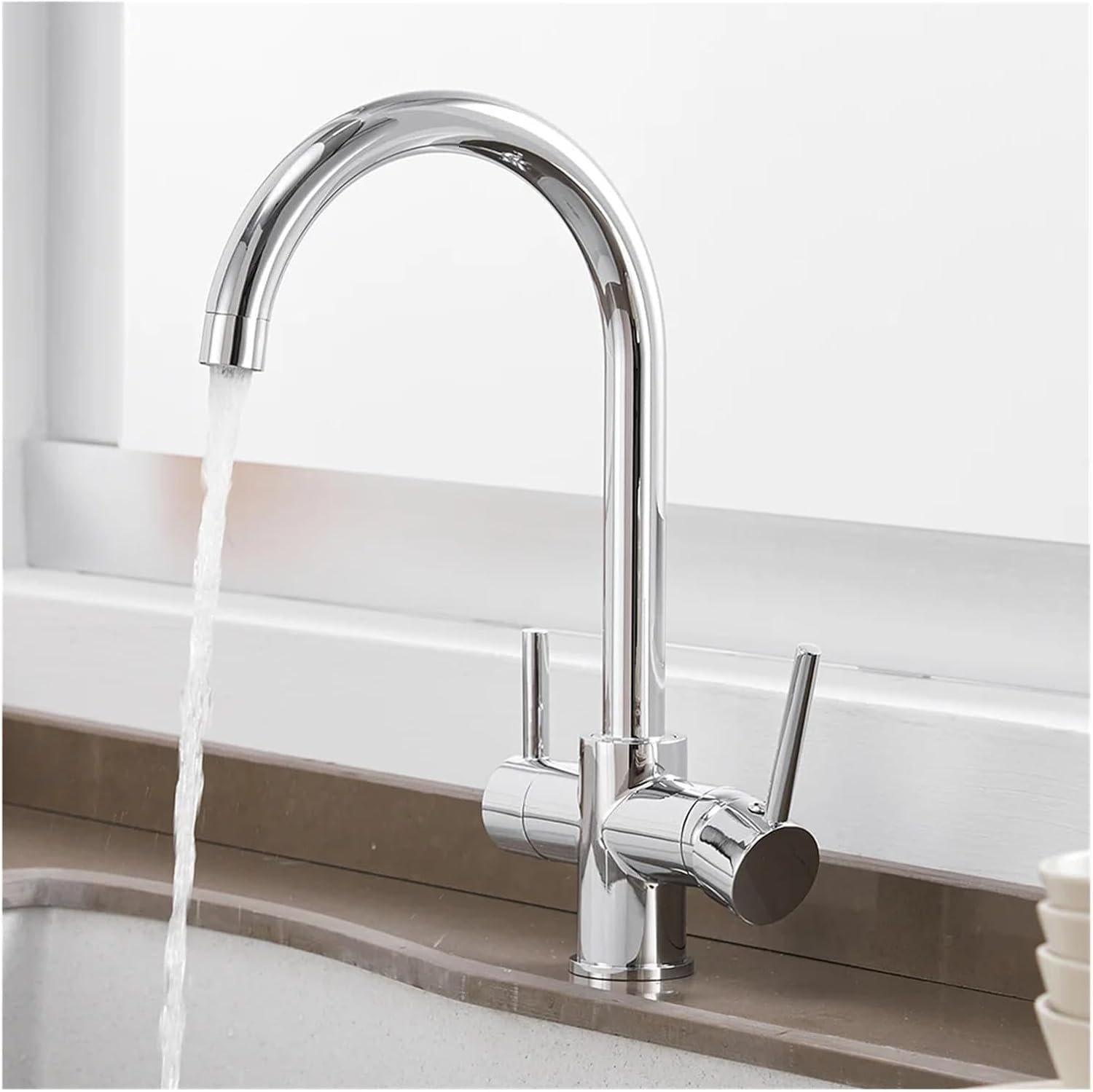WDSOPK Kitchen Faucets Waterfilter Taps Mixer Drinking Water Filter Sink Tap Water, (3)
