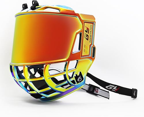 Miniatura 7 de GY Casco de Hockey Completo con Visera para Adultos y Jóvenes, Protector Facial Anti-Rasguños/Anti-Empañamiento/Certificado CE