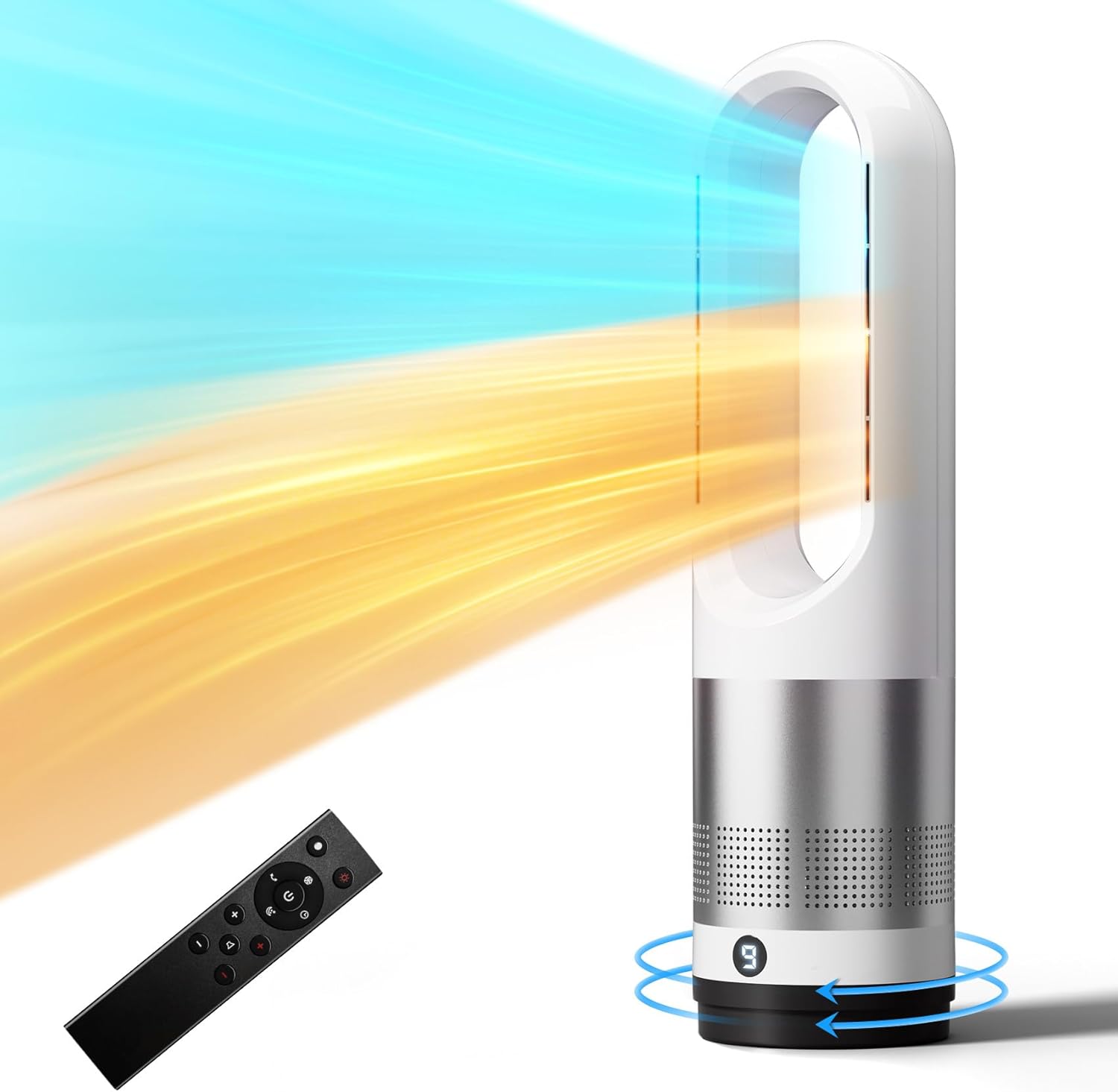 ポータブルクーラー 冷風機 強力10Lタンク 保冷材6個付 リモコン