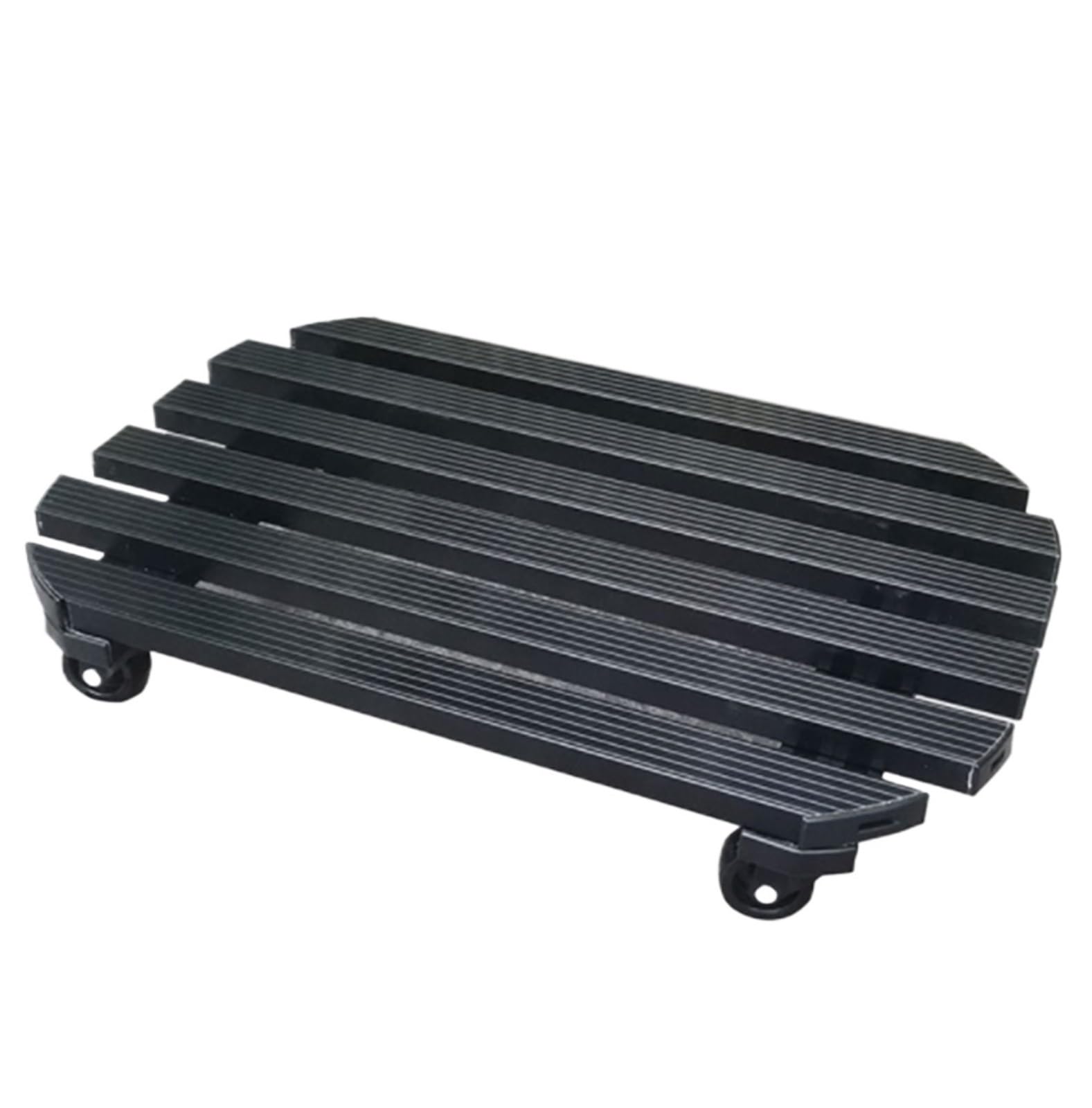 HPTHLY Pots Holders Plant Cart With Lockable Wheels For Indoor And Outdoor Patio Flower Pot Cart Flower Pot Dolly (Black 56X38Cm)