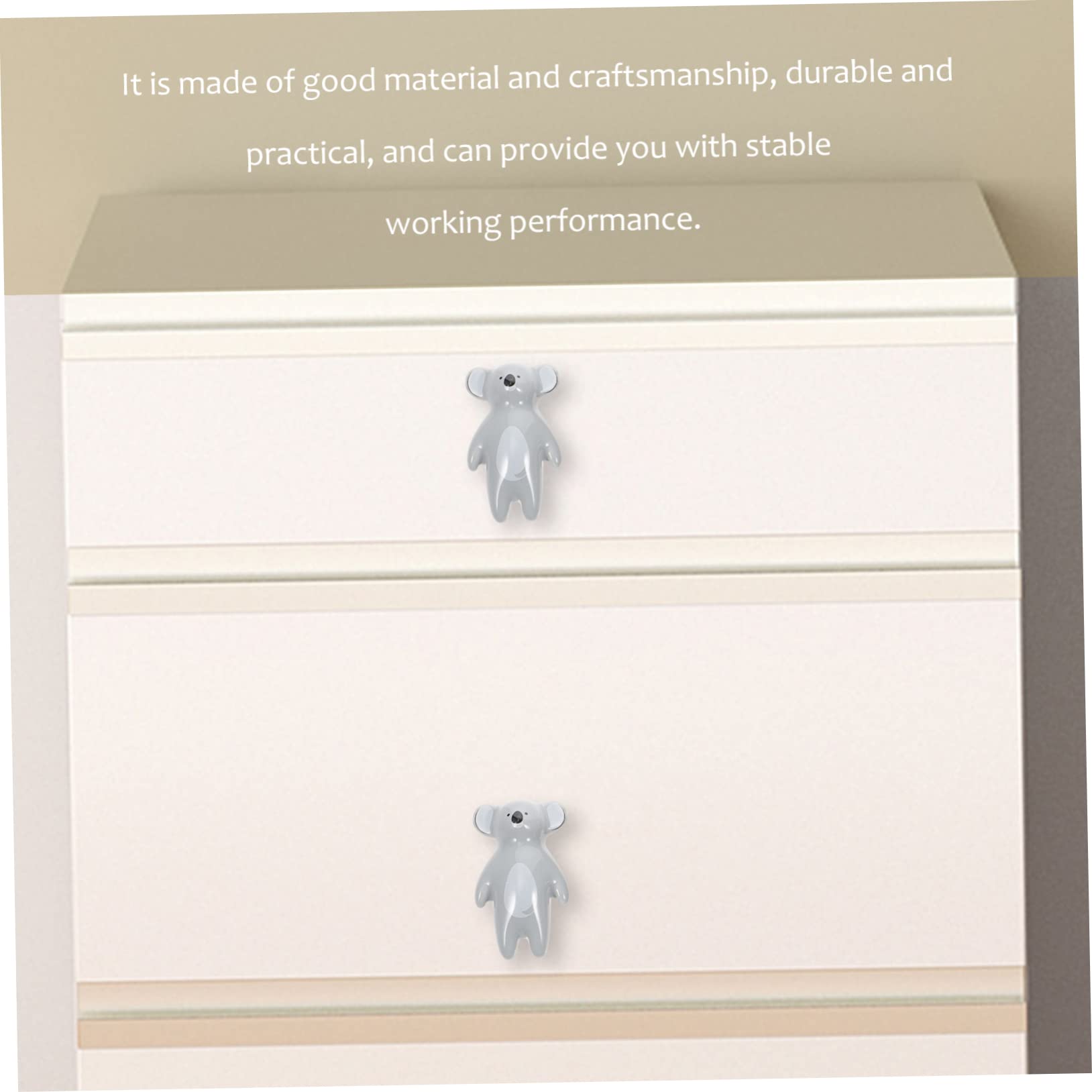 Mipcase Pomelli in Ceramica a Forma di Animale, 8 Pezzi, Facili da Installare, per Cassetti e Armadi, Decorazione per Camera dei Ragazzo Ragazza