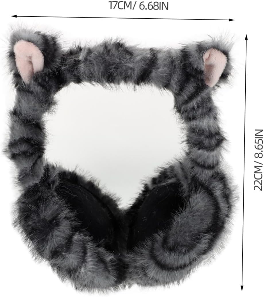 Ipetboom Winter Ear Muffs for Boys and Girls Plush Earmuffs Warm and Windproof Ear Covers for Boys and Girls for Outdoor Use Cold Weather