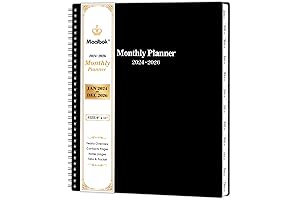 2024-2026 Monthly Planner | Compact, Durable, and Loaded with Features