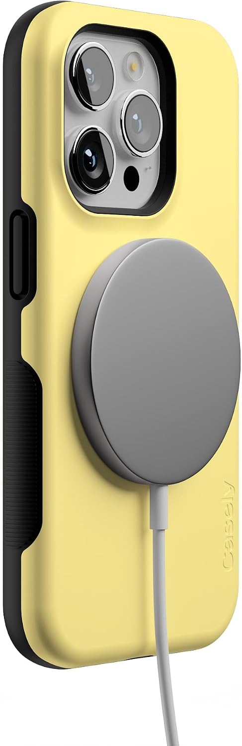 Casely iPhone 14 Pro Case | Butter Me Up | Butter Yellow | Bold Protective Design | Compatible with MagSafe