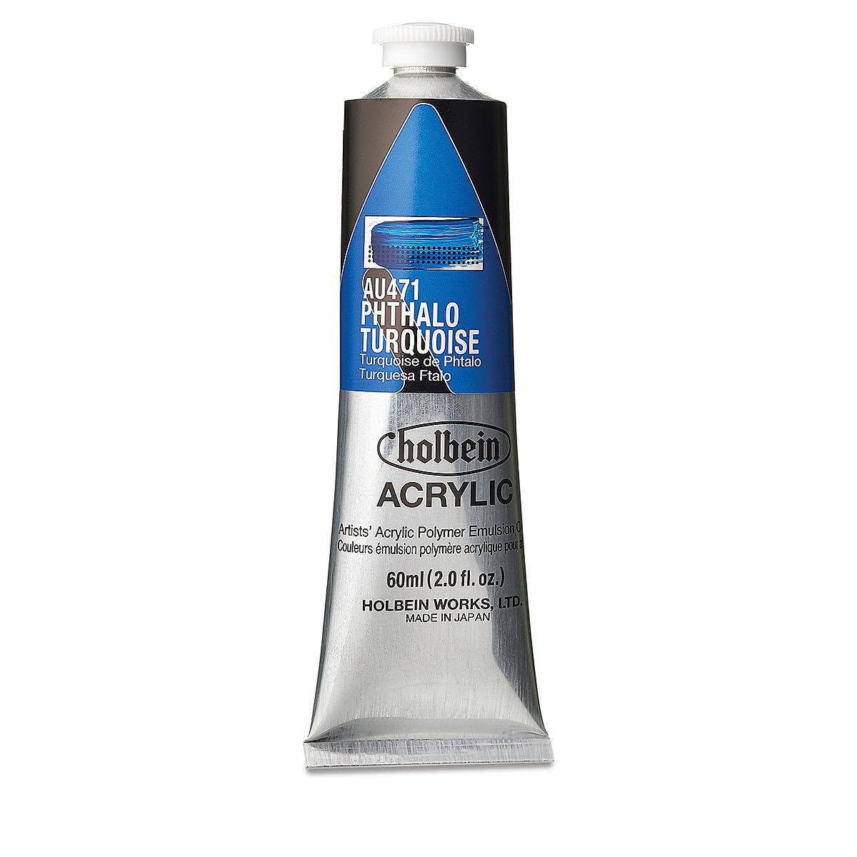 Holbein Turquoise Heavy Body Artist Acrylic Phthalo 2Oz