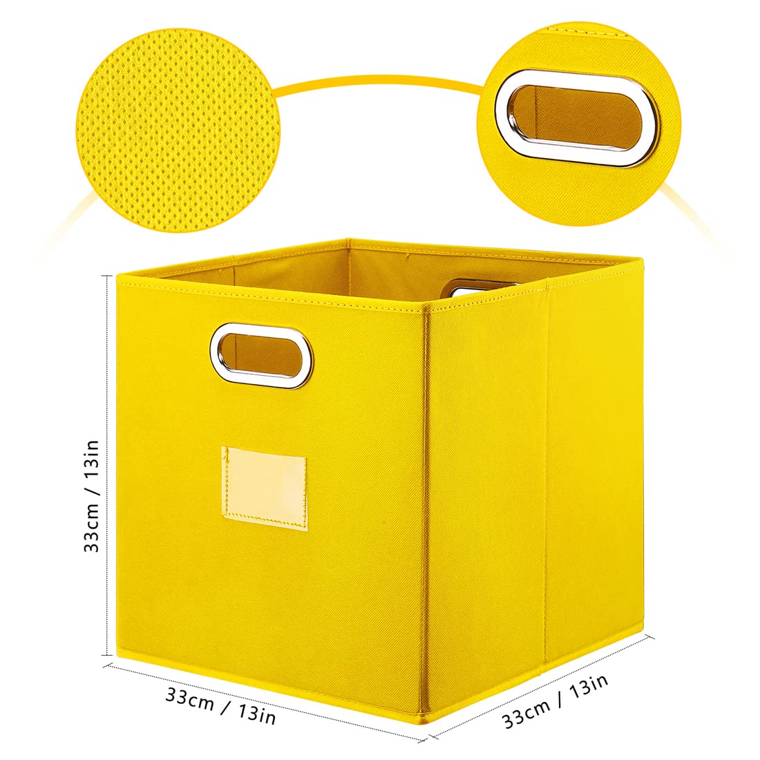 Amazon.com - Robuy Cube Storage Bins,13 inch Storage Bin,4-Pack