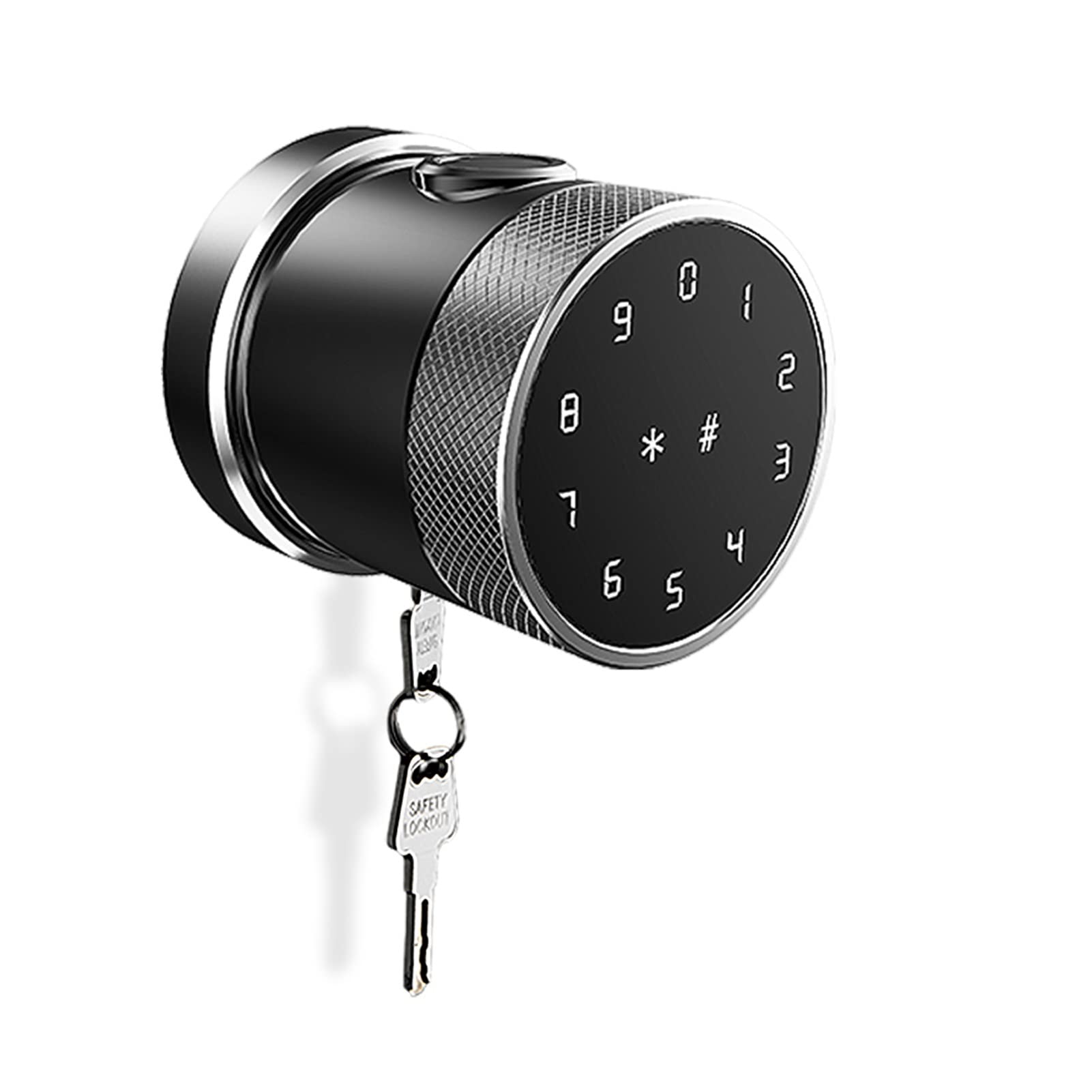 DRAUXI Smart Lock Fingerprint Door Lock Digital Keyboard Smart Card Combination Knob Lock for Home/Office/Hotel DIY Door Lock Home/Bedroom/Office