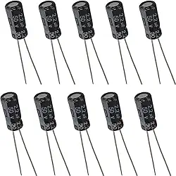 Capacitor Eletrolítico 2,2uF 50V - Kit 10 Peças