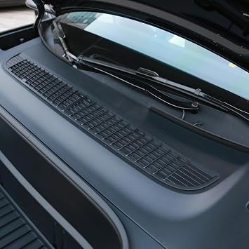 Tesla Model Y Juniper (2025+) Uyumlu Ön Cam Altı Klima Giriş Koruma Izgarası - Yaprak ve Çöp Engelleyici Filtre