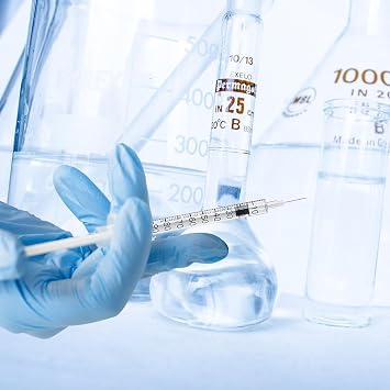 1ML/CC Syringes with 29G 1/2(13mm) Needle, 30PACK Lab Supplies Individually Wrapped (1CC 29G 1/2-30PACK)