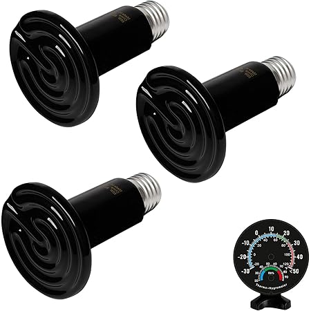 black ceramic heat bulb