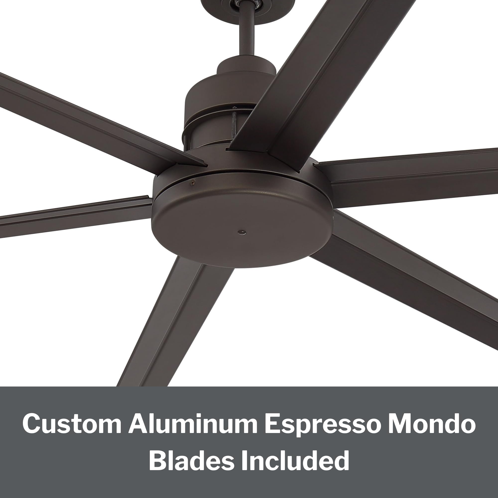 Craftmade Mondo MND72ESP6 | 72″ Espresso Ceiling Fan | 6‑Blade, 21