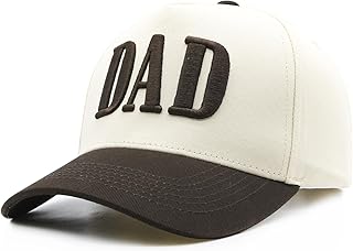 Dad Hats for Men, Vintage Two Tone Hat, New Dad Gifts for Husband, Fathers Day Birthday Gifts from Daughter Son Wife