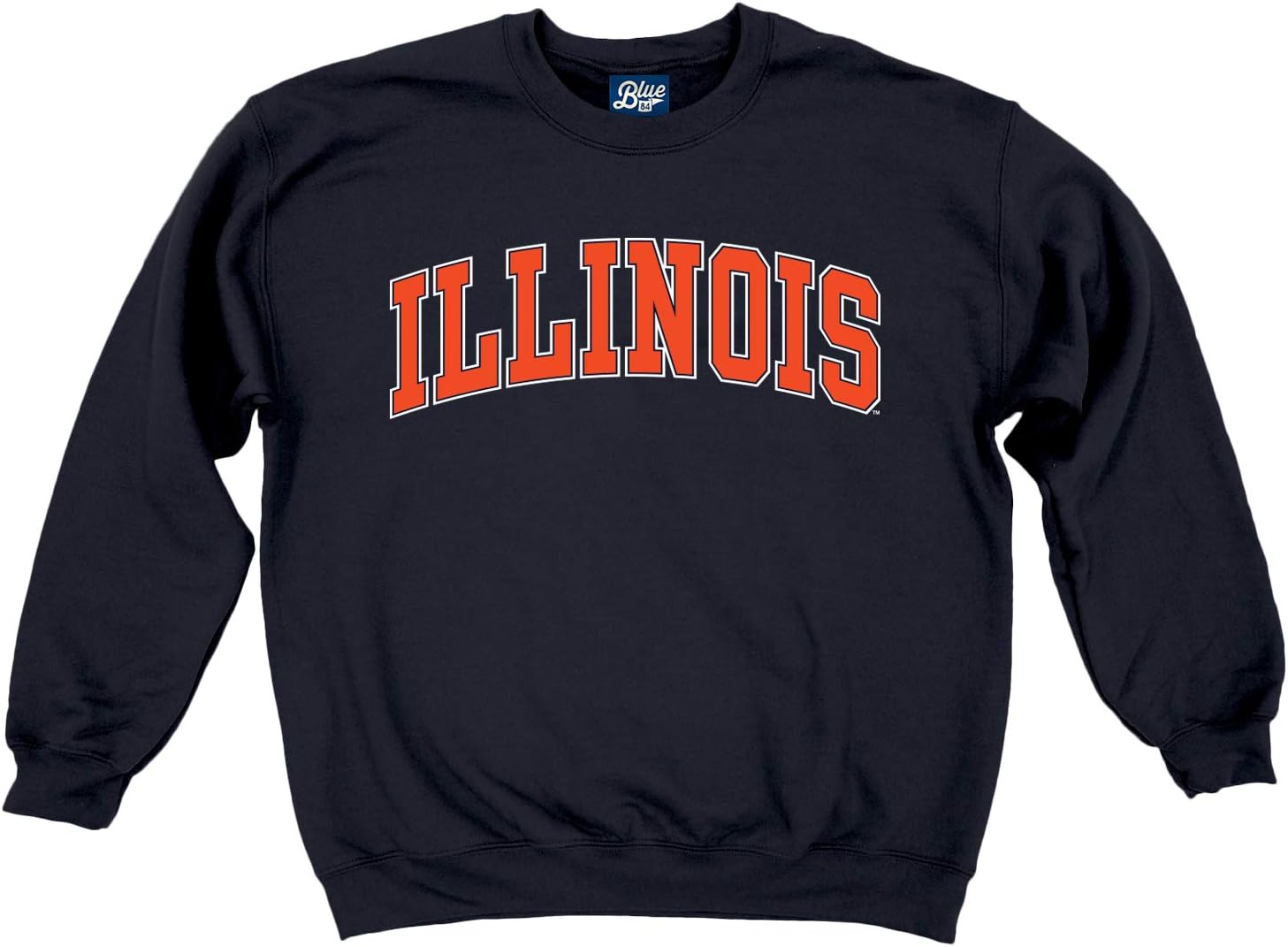 Blue 84 NCAA mens Arching Team Color Crewneck Sweatshirt