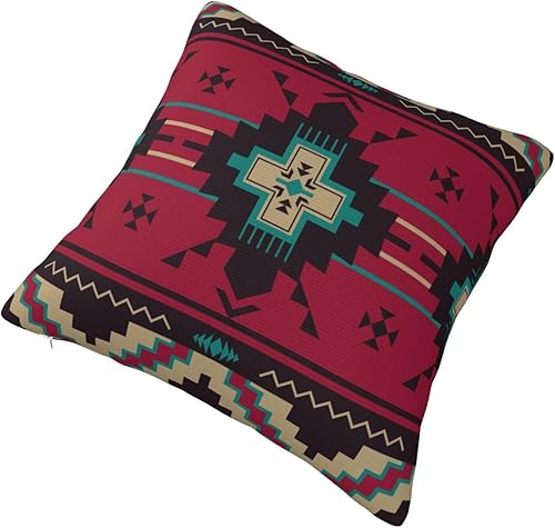 Miniatura 3 de Fundas de almohada con estampado étnico nativo del suroeste americano, 18 x 18 pulgadas, funda de almohada para sofá, cama, decoración del hogar
