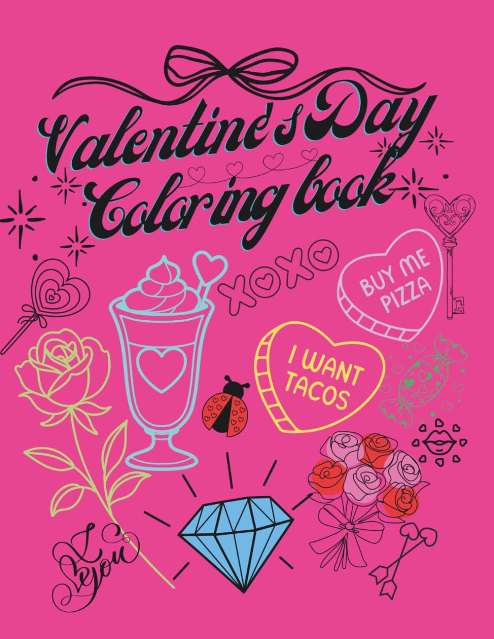 Valentine’s Day coloring book