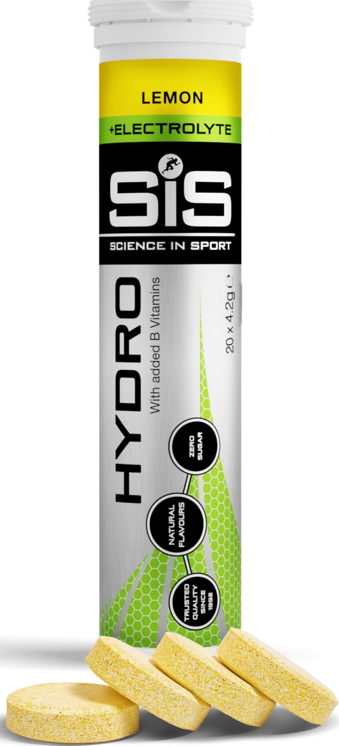 Science In Sport SIS GO Hydro Tablets  (8 TUBES) LEMON