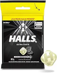 Bala Halls Extra Forte Pacote Com 3 Unidades