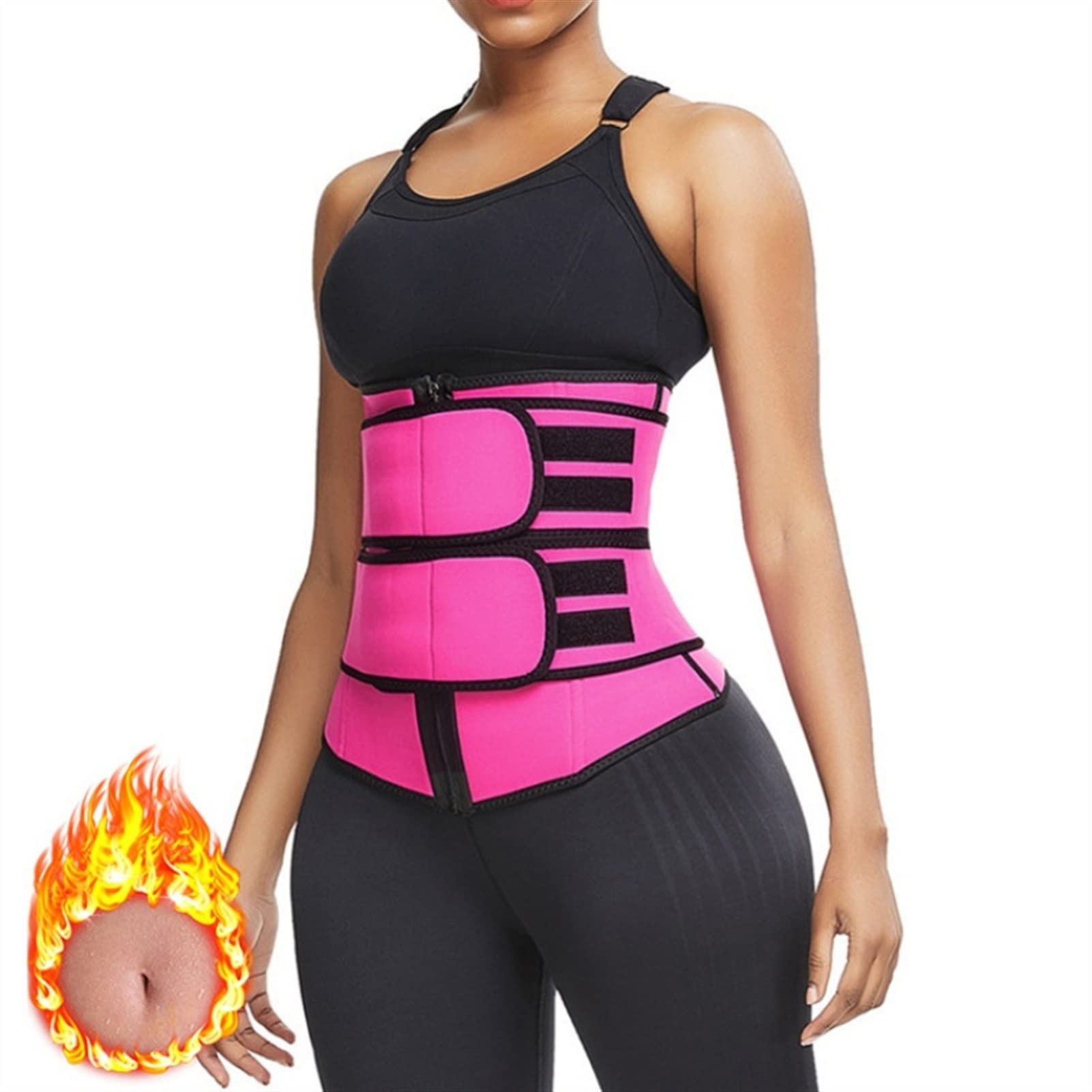 Corsetto decompressivo Regolabile da Donna in Neoprene, Modellante per Il Corpo, Cintura Dimagrante per Pancia e Stomaco