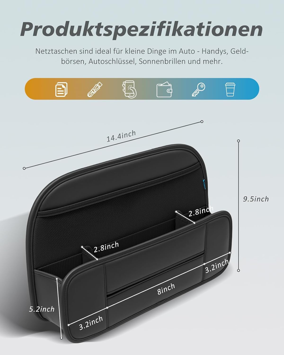 1 Pièces Organiseur de Voiture pour MG HS 2Gen 2024+