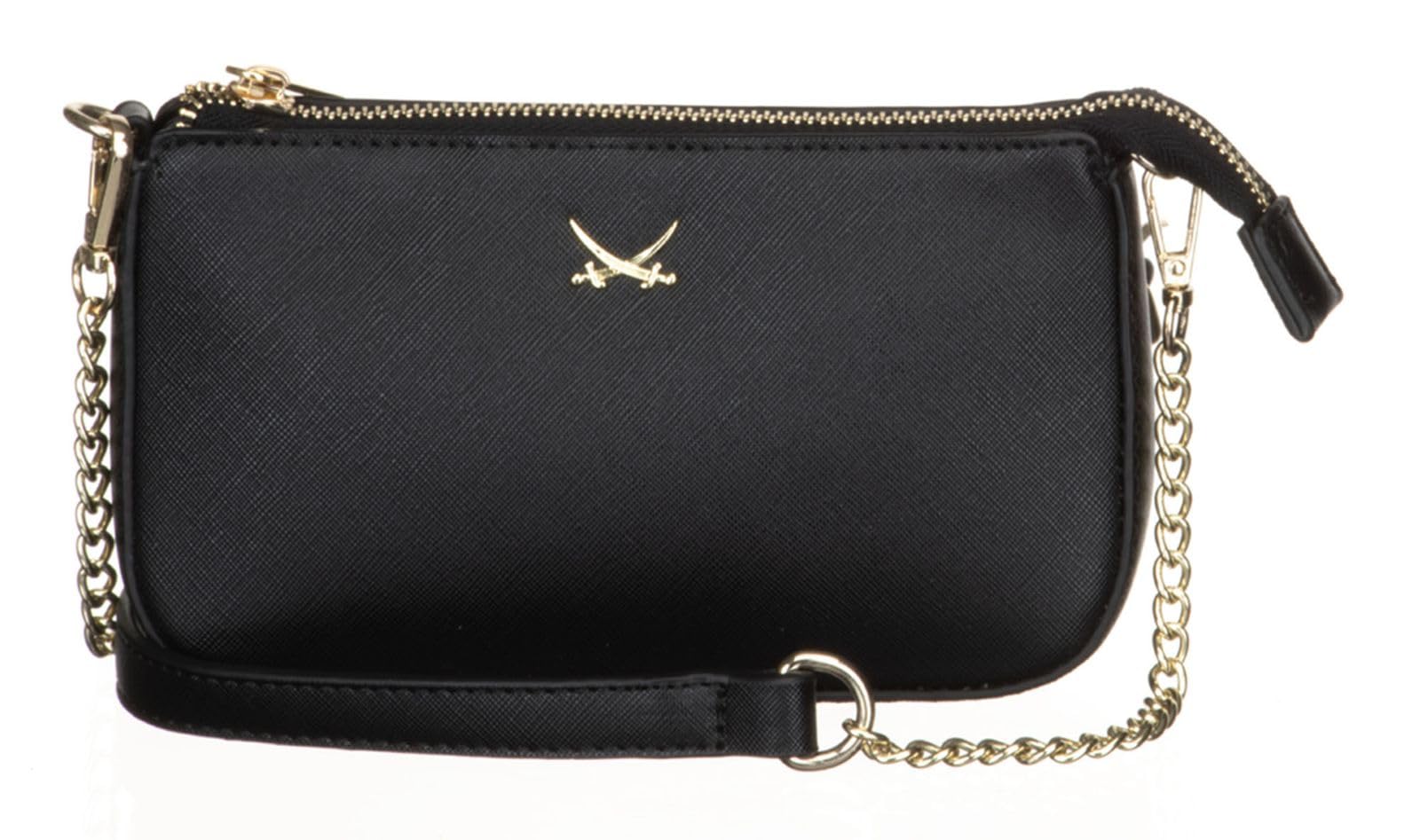Bolso bandolera Sansibar Shoulder Bag Black con correa ajustable 8