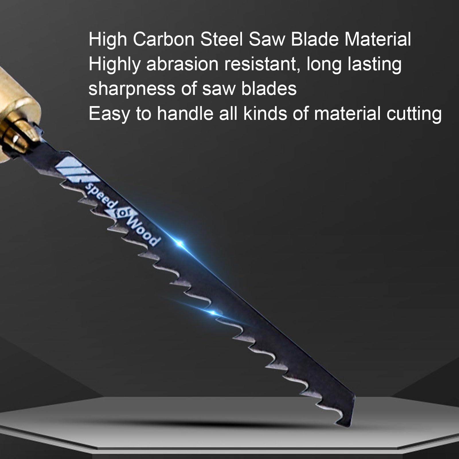 Model Craft Hand Saw Kit with 5 Blades, DIY Craft Saw Hacksaw Tool Kit, Modeling Hacksaw Tool with Brass Chuck - Image 3