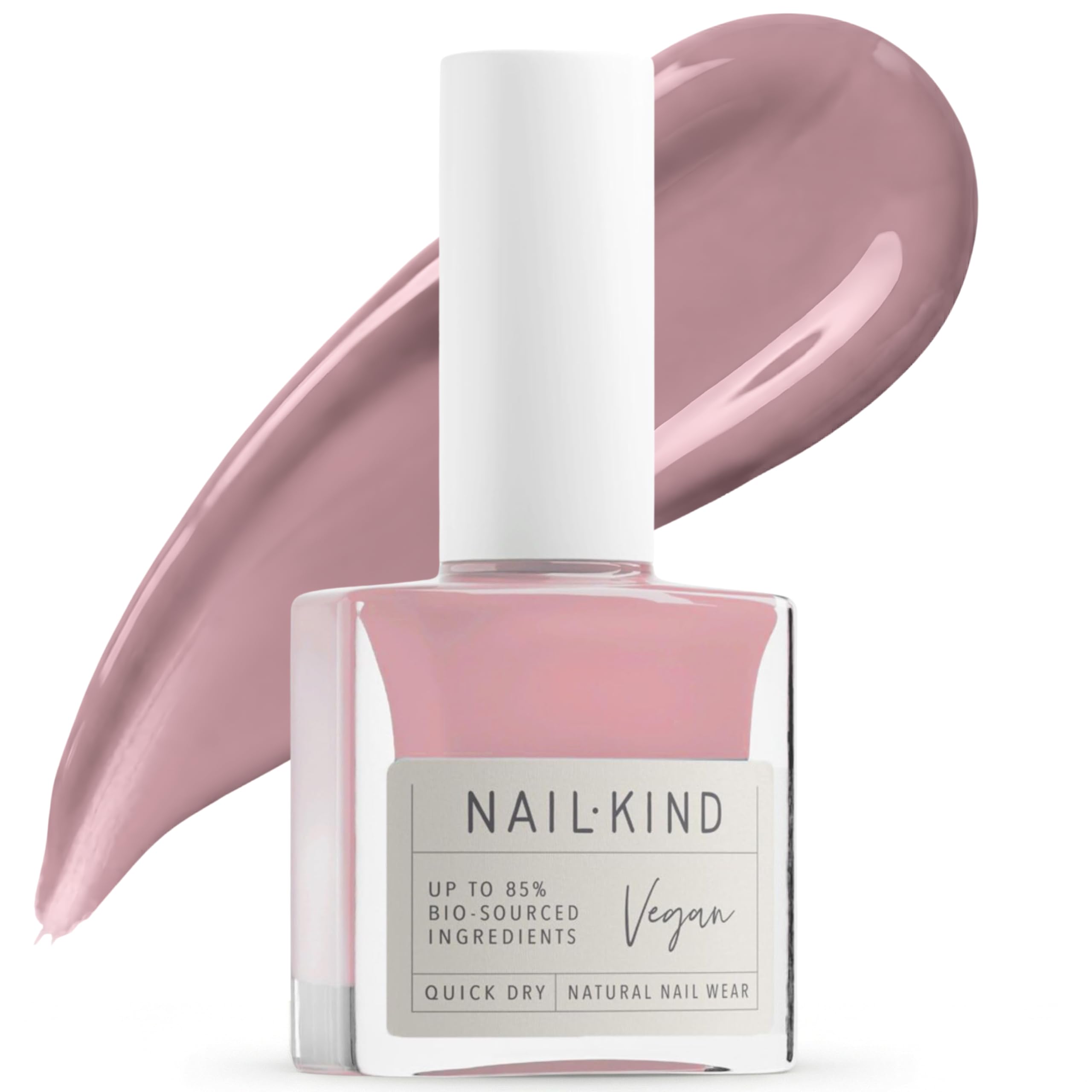 Nude Pink Nail Polish - Miss Ballet - Classic Sheer Pink Nail Varnish - Vegan Nail Lacquer + Peta Certified + Cruelty Free - Quick Drying & Long Lasting - Chip Resistant Manicure - 8ml