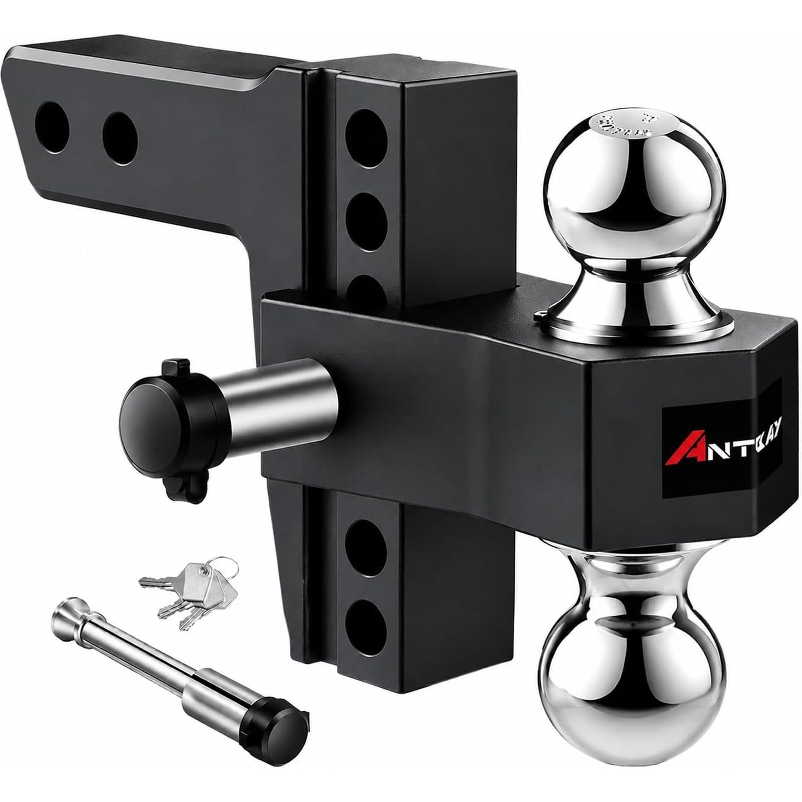 あっきー　2BOX Amazon.com: Adjustable Trailer Truck Drop Hitch Fits 2 inch