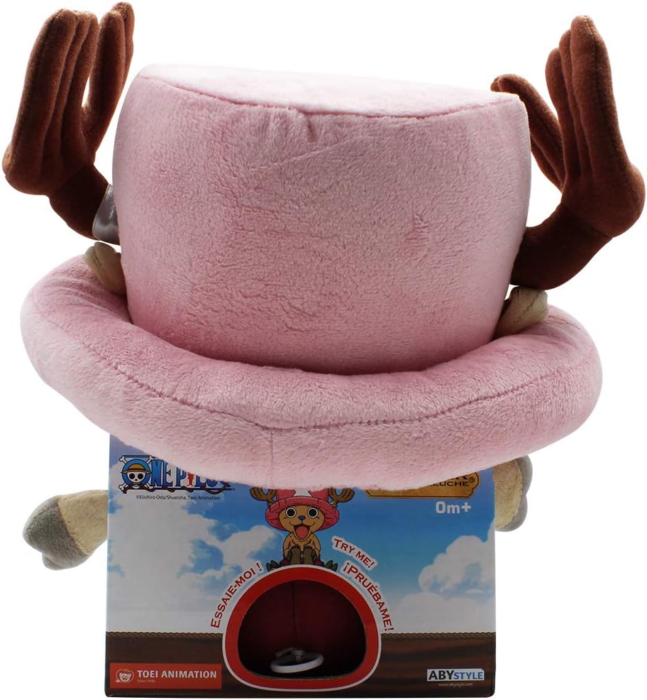 ABYSTYLE One Piece Chopper Rumbling Plush Polyester Stuffed Rumbling 10" Anime Manga Home Room Décor Essential Plush Accessories Gift Fans