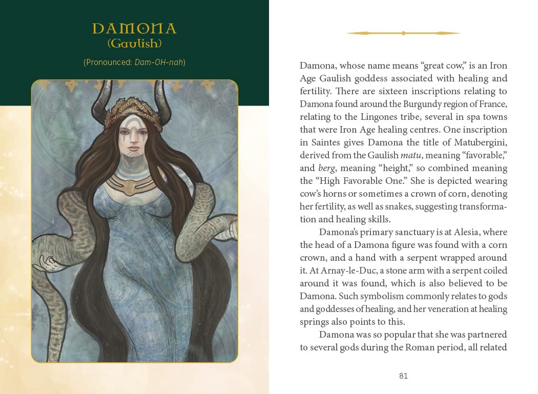 Celtic Goddesses, Witches, and Queens Oracle: (Oracle Kit Box Set with 40 Cards and Guide Book) - Image 7