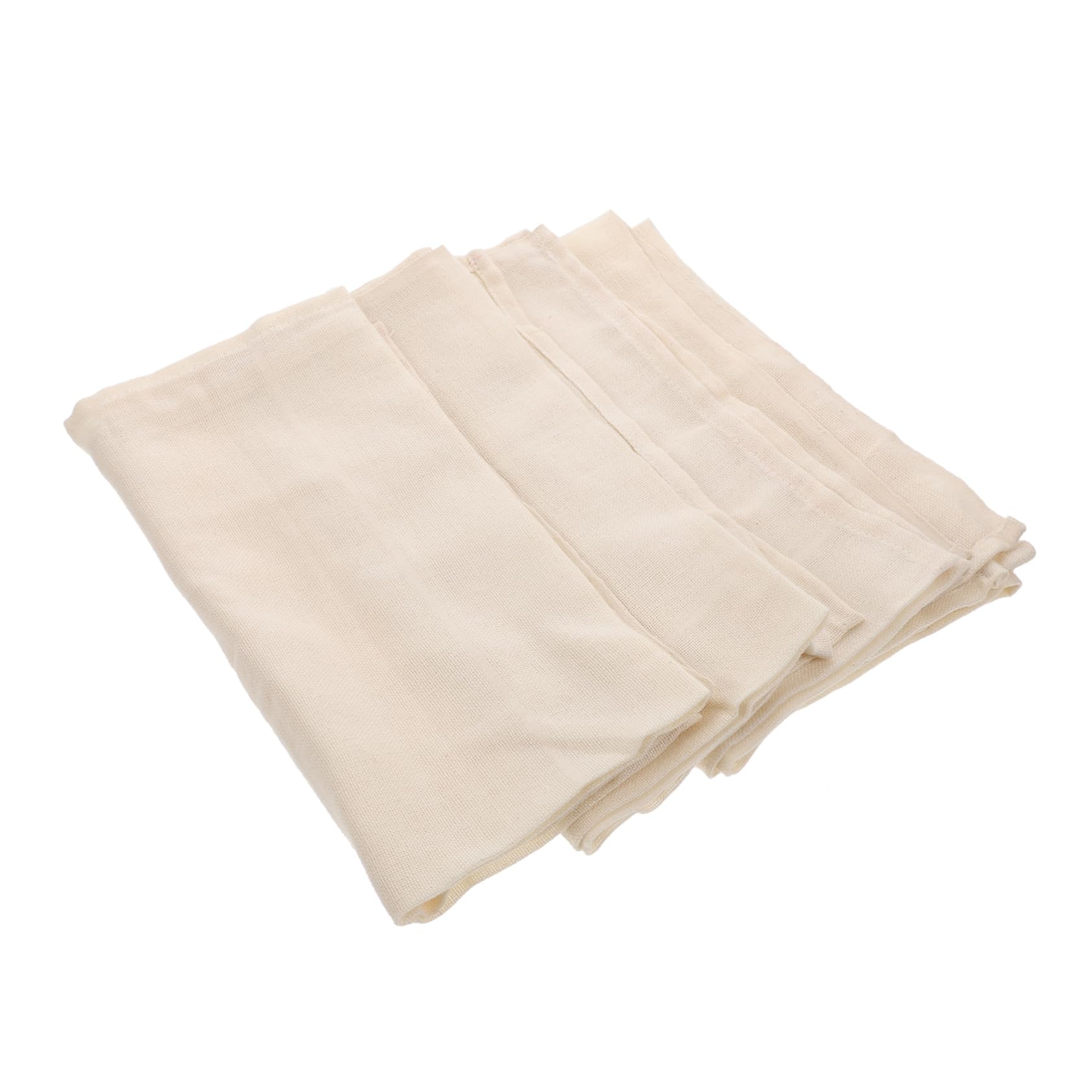 Hemobllo 1set Reusable Cheesecloth Filter Cotton Fabric for Straining for Tofu Making Soy Milk Production and Cooking Applications Unbleached Cotton Muslin Cloth 4pcs