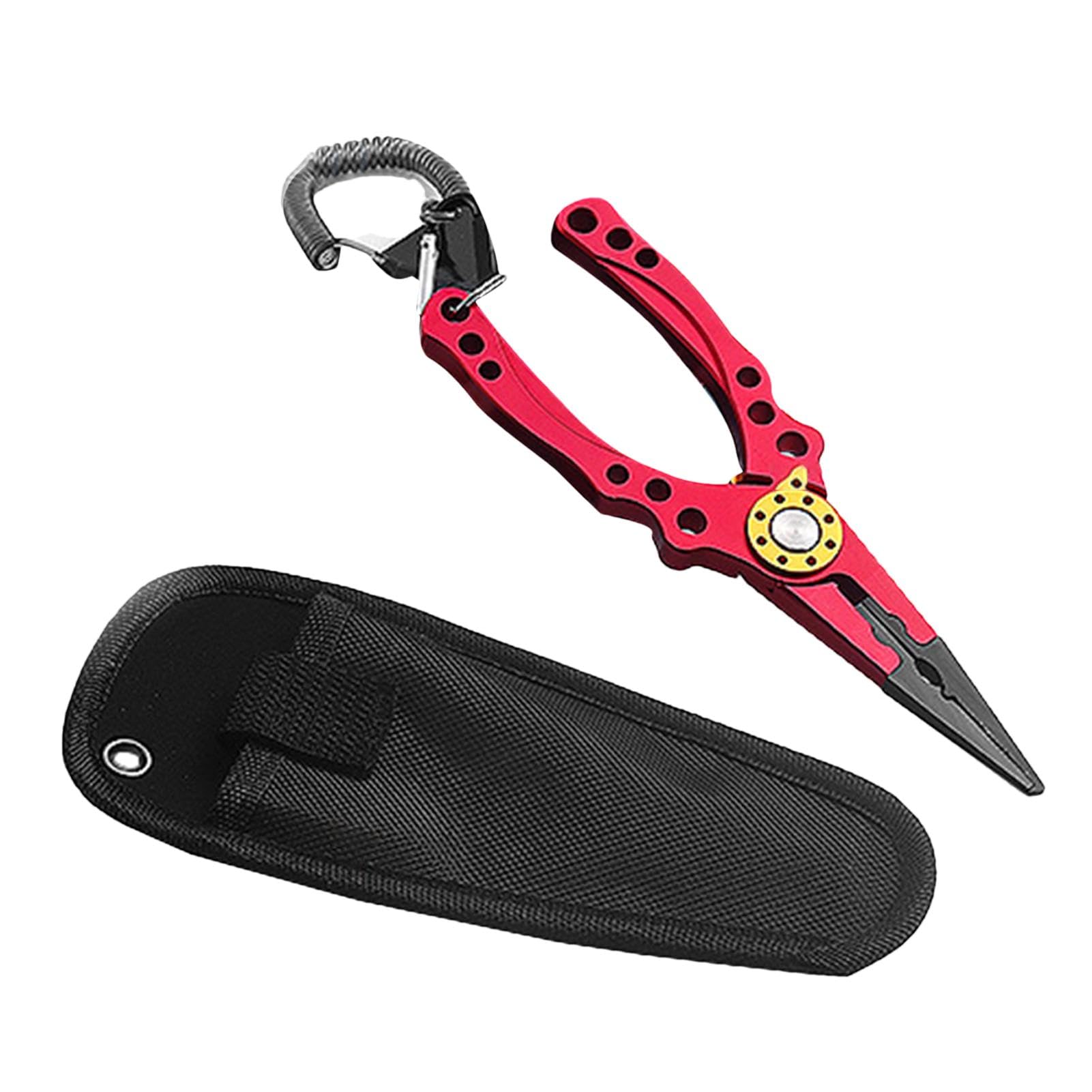 Pinza Jaws JP001/JP002 Alluminio – Ago Naso E Anello Spaccato Per Pesca – Ganasce In Titanio E Tagliafilo Tungsteno