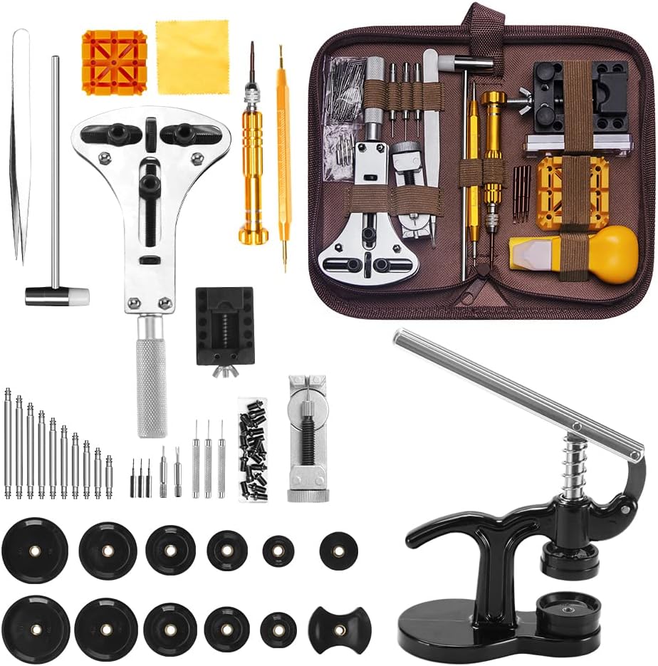 Watch Repair Kit, Watch Case Opener Spring Bar Tools, Watch Battery
