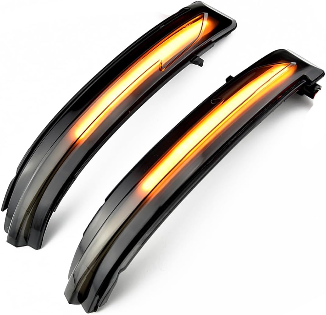 Dynamic LED Side Mirror Turn Signal Light Indicator Sequential Blink LED Side Mirror Light Compatible with Nis-san X-Trail T32 Ro-gue Qash-qai J11 Mu-rano Z52 Juke Navara Path-finder Pack for 2