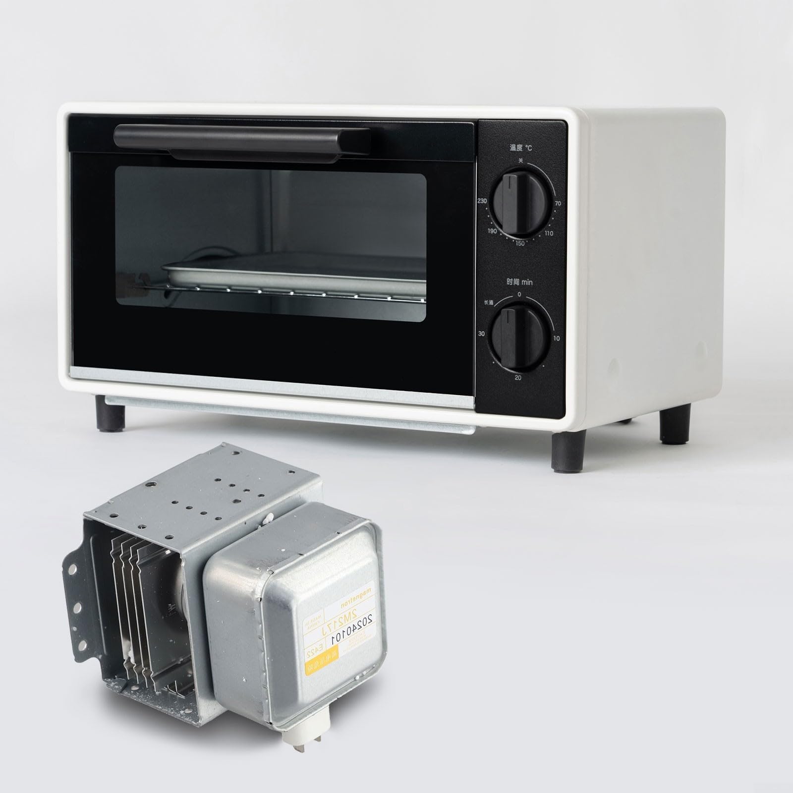 Forno a microonde Magnetron 2M217J per modello Midea Parte di ricambio funzionante a 2456 MHz con 580 W di potenza compatibile con 500 700 W di potenza a microonde