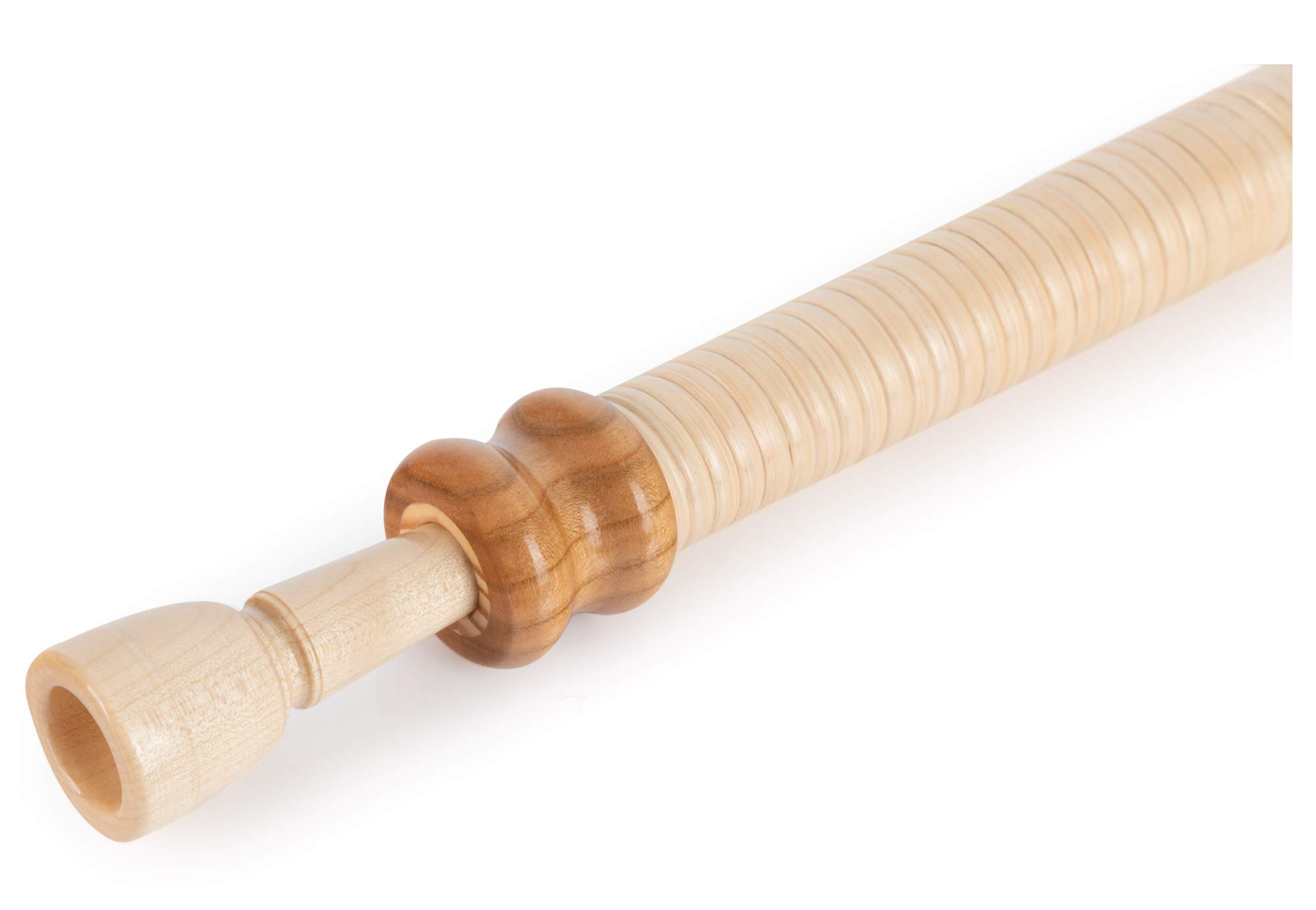 Alphorn Deluxe Fichte F (3-teilig, F-Stimmung, 360 cm, mit Peddigrohr umwickelt, 440 Hz, inkl. 19 mm Mundstück)