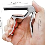 Capo Guitar Capo for Acoustic and Electric Guitars acoustic guitar capo,capo for acoustic guitar 6 string- 2 Packs with 5 Picks (Black)