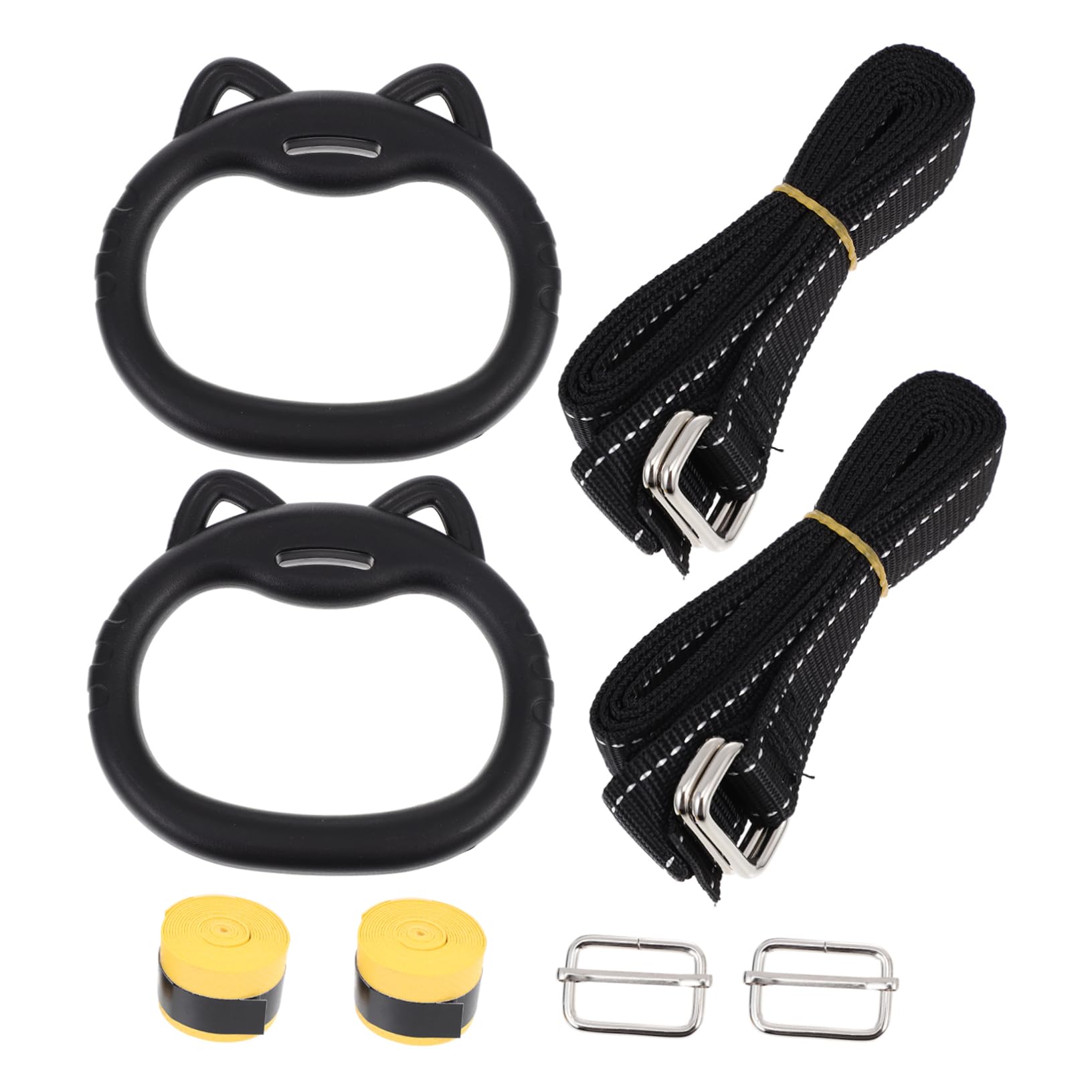 BCOATH Gymnastic Rings for Boys and Girls Exercise Ring Straps for Children's Physical Training