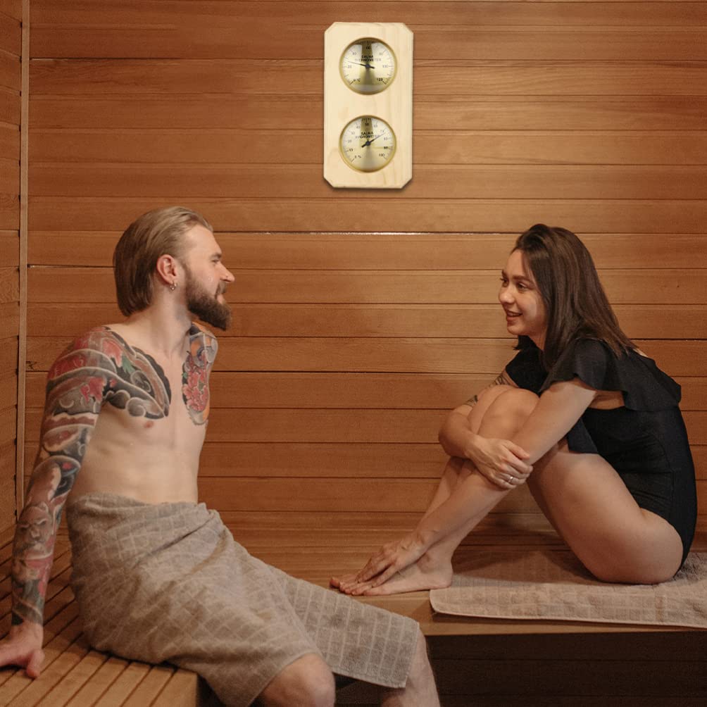 BESPORTBLE Rilevatore Temperatura e Umidità Misuratore Di Umidità Interna Termometro Igrometro Per Sauna Strumento Di Misurazione Igrotermografo Sospensione