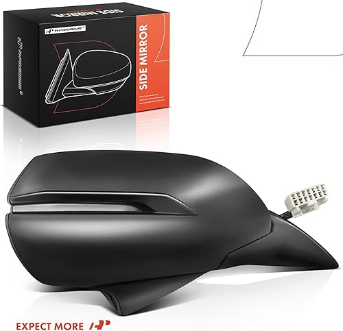 Miniatura 9 de A-Premium Espejo eléctrico para puerta del lado derecho del pasajero, compatible con Honda HR-V HRV EX EX-L 2016 2017 2018 – Espejo retrovisor