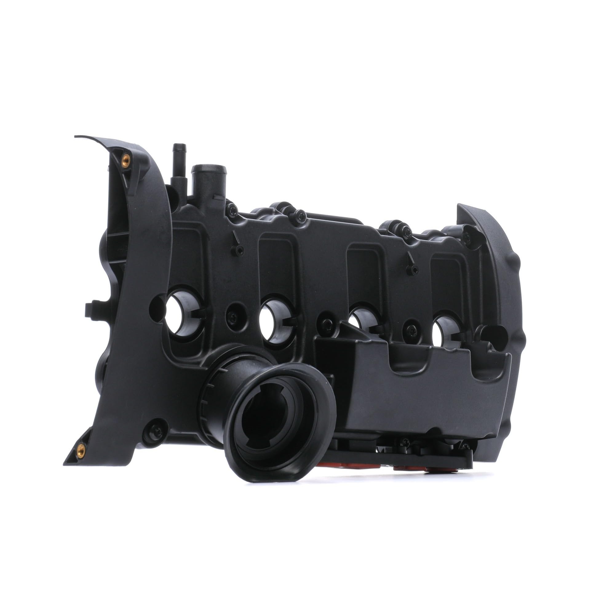 RIDEX 977C0071 Tapa de balancines con juntas con válvula de ventilación con tornillos Compatible con VW Golf 6 5K1