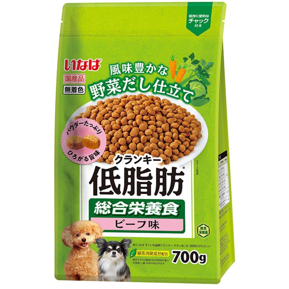 野菜だし低脂肪クランキー　鶏だし低脂肪クランキー14個 Amazon.co.jp: いなば 低脂肪クランキー 野菜だし ビーフ味 700g