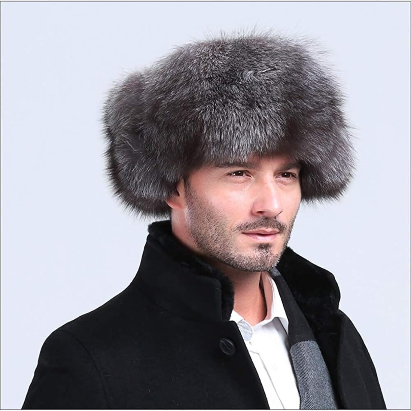 Zimowa Czapka Czapka Unisex Ciepłe Grube Czapki Zimowe Nauszniki Czapka Myśliwska Czapka Na Zewnątrz Czapka Damska Męska (Color : B, Size : 59cm)