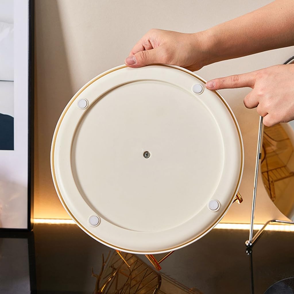 Boîte de rangement pivotante à 360 degrés pour cosmétiques, bijoux, pinceaux de maquillage et rouges à lèvres