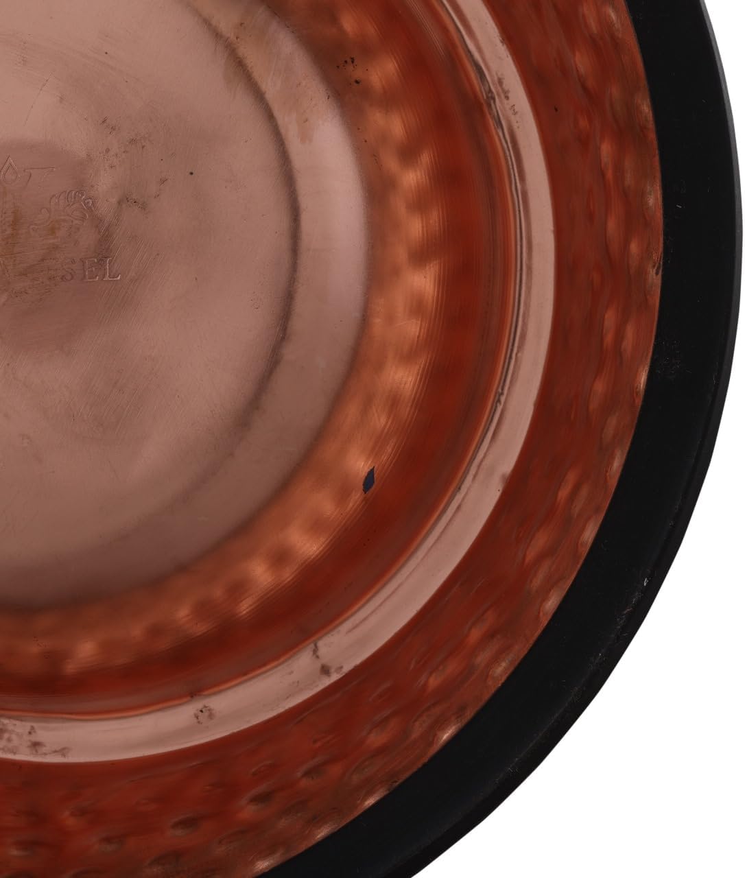 Pure Copper Dog Water Bowl – Handcrafted in India | 100% Solid Copper with Anti-Slip Base | Hammered or Smooth Finish | Elegant, Durable, Easy-Clean Hydration Bowl for Pets (Hammered)