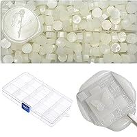 Vista 4 de 220 cuentas de sellado de cera azul para sello de cera