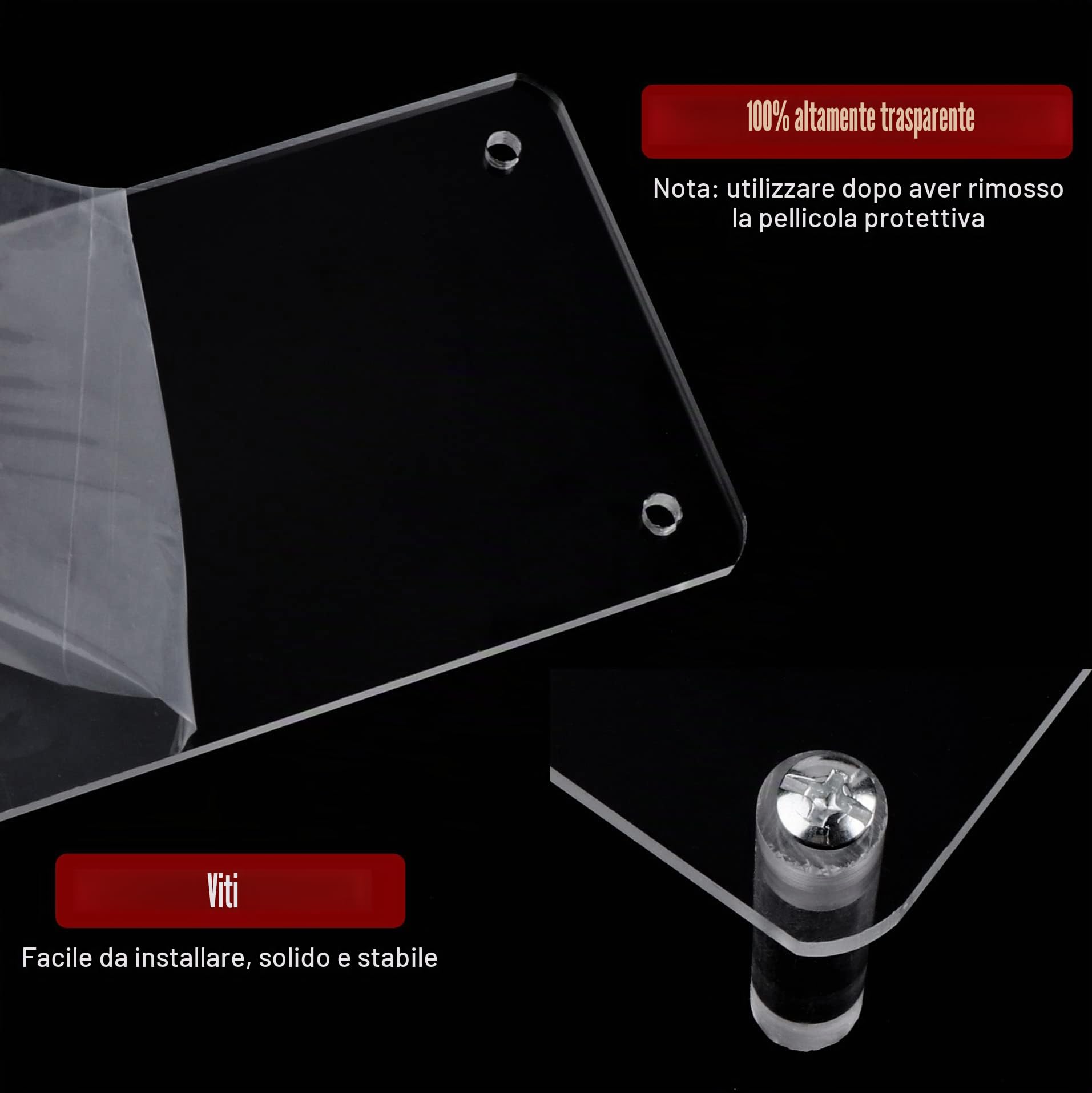 Espositore Acrilico Trasparente Alzate di Display Acrilico 3 Strati Alzata | per Cupcake per Torte Trucco Profumi Oggetti da Collezione Rossetto, Unghie, Condimento(30*20*15 CM)