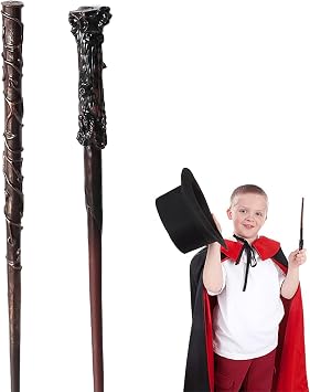 2pcs Cosplay Costumes Accessories,11.8inch Magic Wand,Toy For Halloween,magician Wand For Pretend Play For Adults,wizard Wand