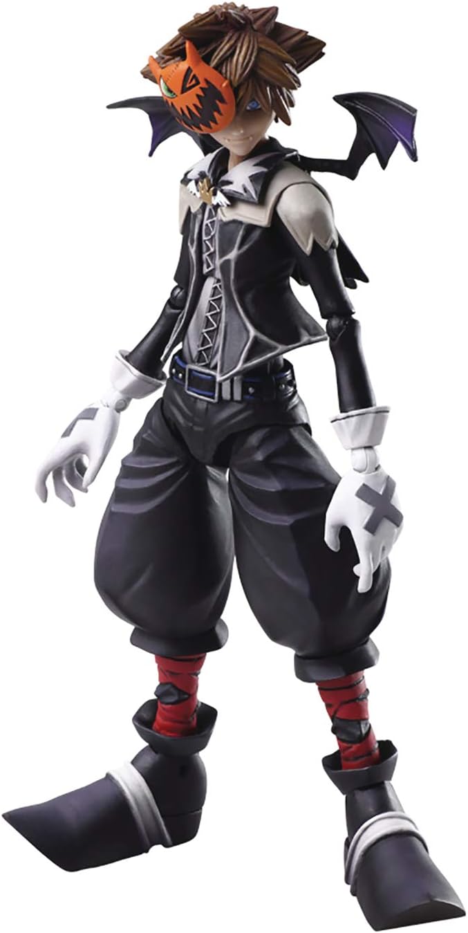 Square Enix AUG188272 Kingdom Hearts II: Bring Arts Sora (Halloween Town Version) Action Figure, Multicolor